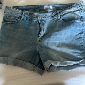 Loft plus size 18 denim shorts